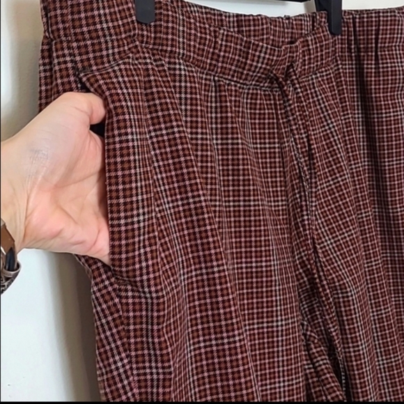 Plaid J. Jill Drawstring Ankle Pant - Picture 1 of 6